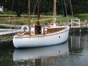30ft 1948 classic ketch sailing boat
