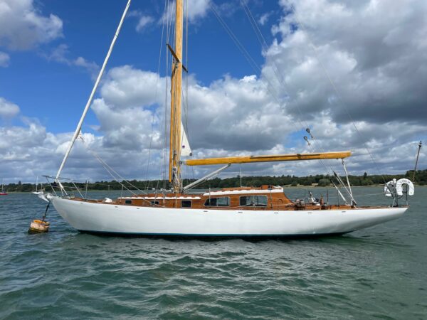 Classic wooden sailing yacht for sale